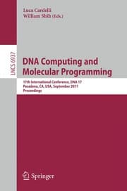Tapa de DNA Computing and Molecular Programming