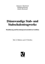 Tapa de Dünnwandige Stab- und Stabschalentragwerke