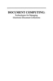 Tapa de Document Computing
