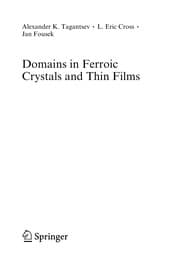 Tapa de Domains in ferroic crystals and thin films