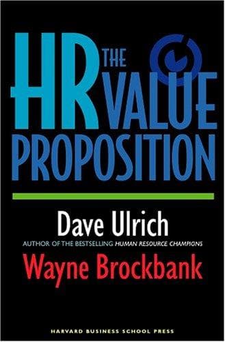 Tapa de The Hr Value Proposition