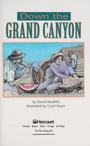 Tapa de Down the Grand Canyon