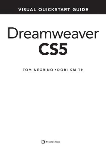 Tapa de Dreamweaver CS5