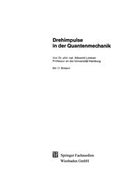 Tapa de Drehimpulse in der Quantenmechanik