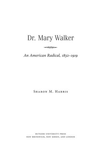 Tapa de Dr. Mary Walker