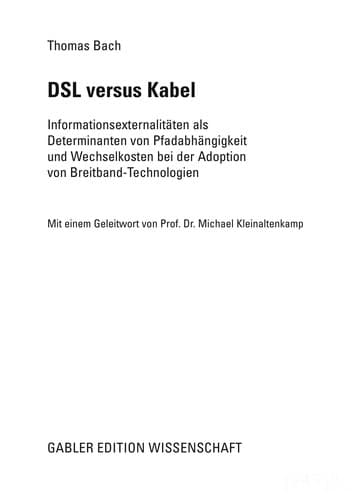 Tapa de DSL versus Kabel
