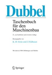 Tapa de Taschenbuch fu r den Maschinenbau