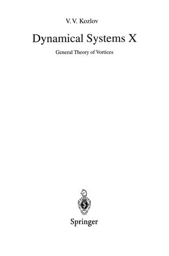 Tapa de Dynamical Systems X