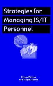 Tapa de Strategies for Managing IS/IT Personnel