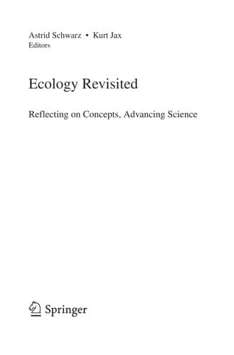 Tapa de Ecology revisited