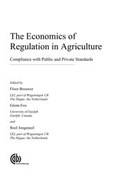 Tapa de The economics of regulation in agriculture