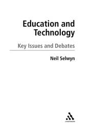 Tapa de Education and technology