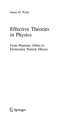 Tapa de Effective Theories in Physics