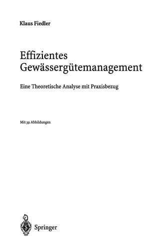Tapa de Effizientes Gewässergütemanagement