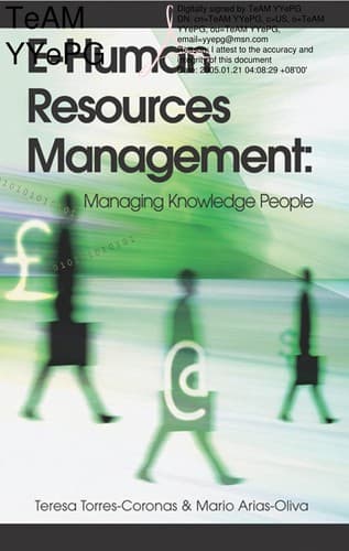 Tapa de E-Human resources management