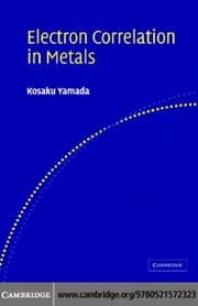 Tapa de ELECTRON CORRELATION IN METALS