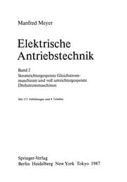 Tapa de Elektrische Antriebstechnik