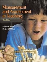Tapa de Measurement and assessment in teaching