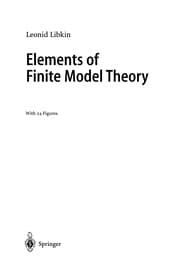 Tapa de Elements of Finite Model Theory