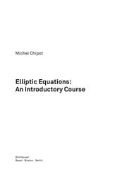 Tapa de Elliptic Equations: An Introductory Course