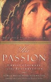 Tapa de His Passion