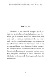 Tapa de El pensamiento político de la derecha