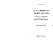 Tapa de El rabino que se rindió a Cristo