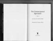 Tapa de The emancipated spectator