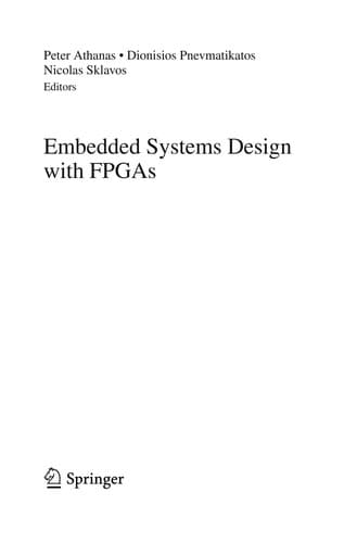Tapa de Embedded Systems Design with FPGAs