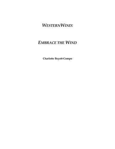 Tapa de Embrace the wind