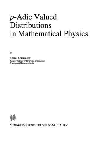 Tapa de p-Adic Valued Distributions in Mathematical Physics