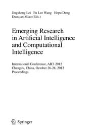Tapa de Emerging Research in Artificial Intelligence and Computational Intelligence