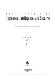 Tapa de Encyclopedia of espionage, intelligence, and security
