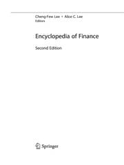 Tapa de Encyclopedia of Finance