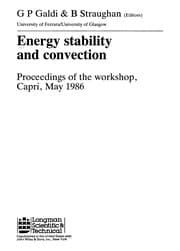 Tapa de Energy stability and convection
