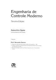Tapa de Engenharia de controle moderno