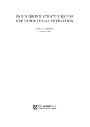 Tapa de Engineering strategies for greenhouse gas mitigation