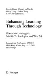 Tapa de Enhancing Learning Through Technology. Education Unplugged: Mobile Technologies and Web 2.0