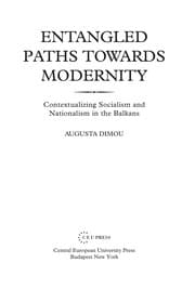 Tapa de Entangled paths towards modernity