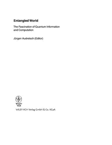 Tapa de Entangled world