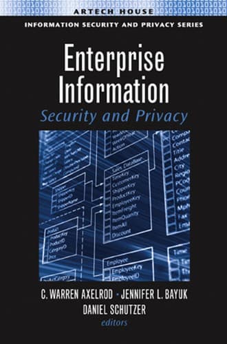 Tapa de Enterprise information security and privacy