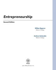 Tapa de Entrepreneurship