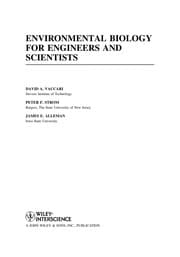 Tapa de Environmental biology for engineers and scientists