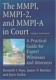 Tapa de The MMPI, MMPI-2, and MMPI-A in court