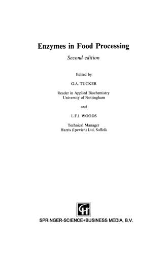 Tapa de Enzymes in Food Processing