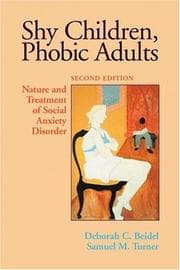 Tapa de Shy children, phobic adults