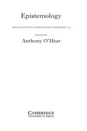 Tapa de Epistemology