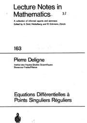 Tapa de Équations différentielles à points singuliers réguliers