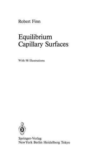 Tapa de Equilibrium Capillary Surfaces