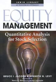 Tapa de Equity management